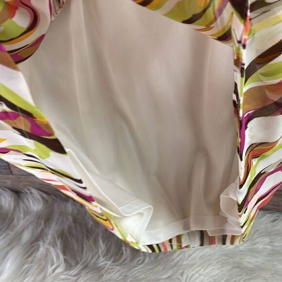 Nue Options NWT Ladies Flowy Above Knee Skirt, Size 12, Multicolor - Picture 8 of 8